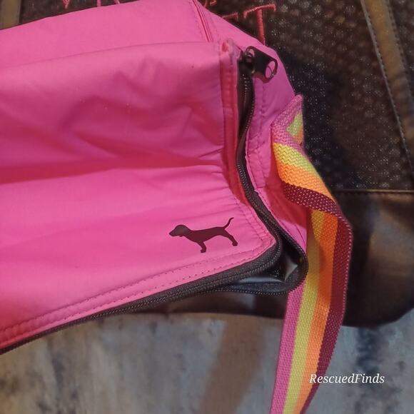 Victoria Secret Mesh Tote w PINK Lunch Bag - Picture 6 of 7